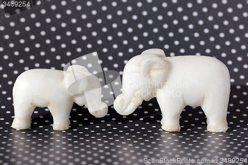 Image of Two Toy Elephants