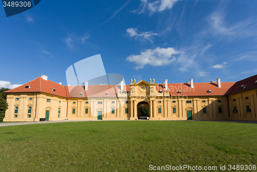 Image of Lednice Castle in South Moravia in the Czech Republic