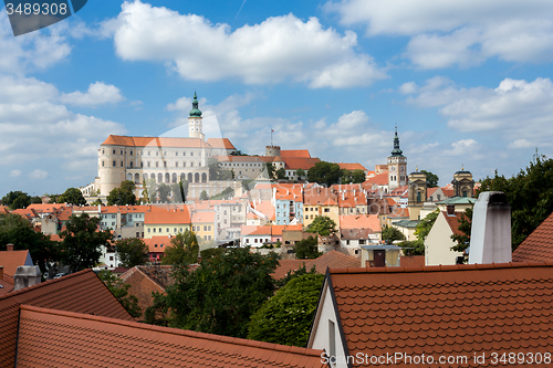 Image of Mikulov town, South Moravia, Czech Republic