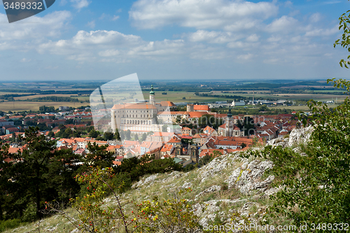 Image of Mikulov town, South Moravia, Czech Republic