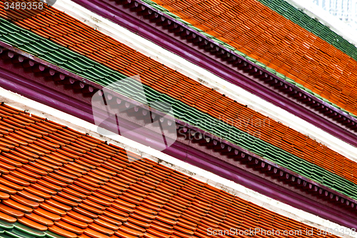 Image of thailand abstract cross colors   asia and sky