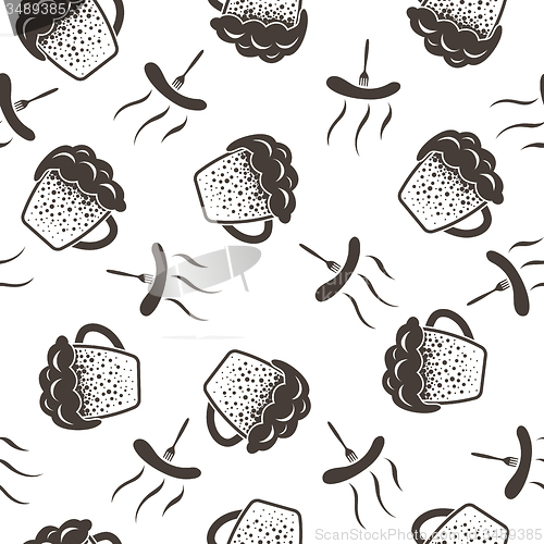 Image of Seamless Oktoberfest Pattern