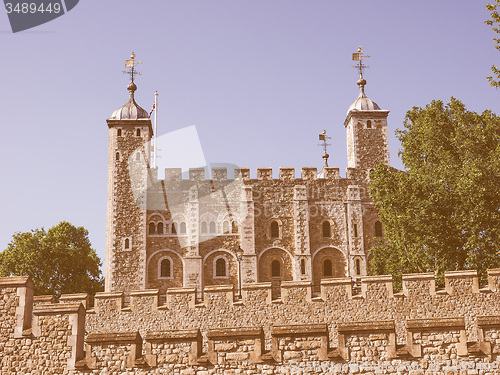Image of Retro looking Tower of London