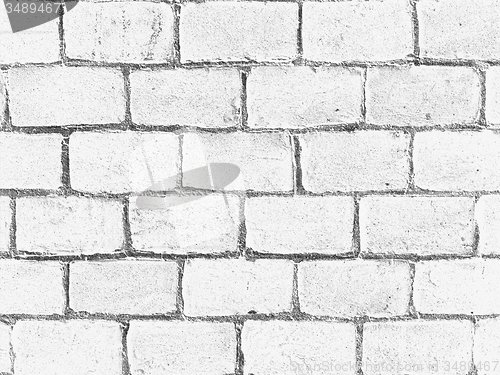 Image of White brick wall background