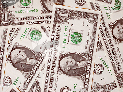 Image of Retro look Dollar notes 1 Dollar