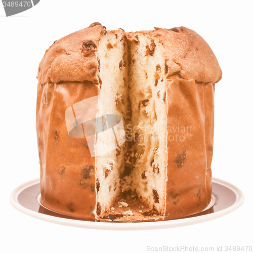 Image of Retro looking Panettone bread