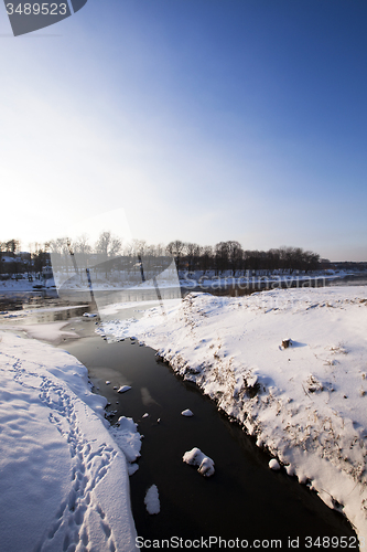 Image of   river in winter