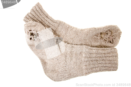 Image of a leaky sock