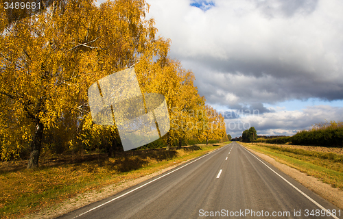 Image of  road autumn