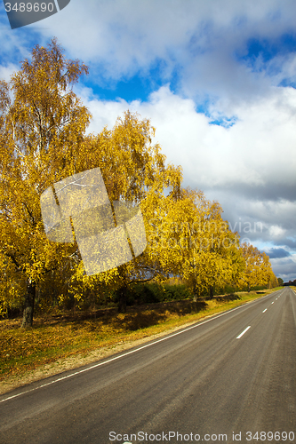 Image of  road autumn