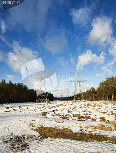 Image of electric lines  