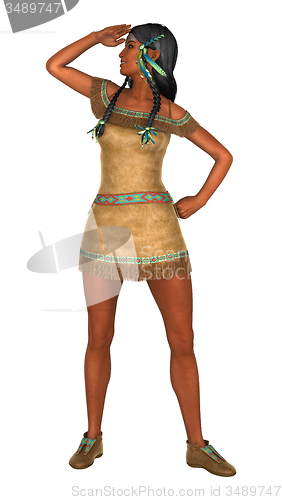 Image of Native American Woman