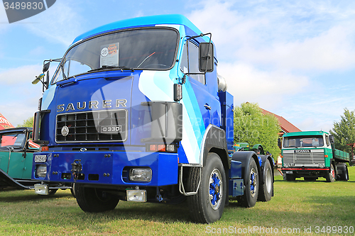 Image of Nostalgic Saurer D330 Truck in Power Truck Show