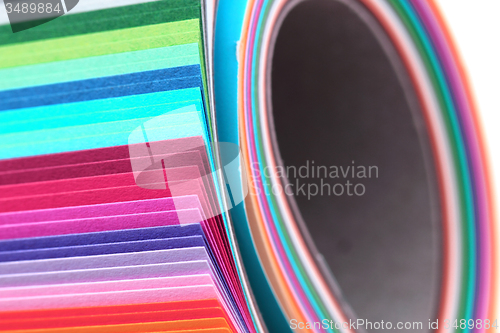 Image of color papers as nice background