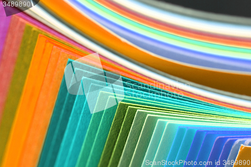 Image of color papers as nice background