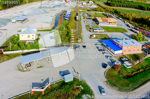 Image of Automatic gas-filling station. Tyumen. Russia