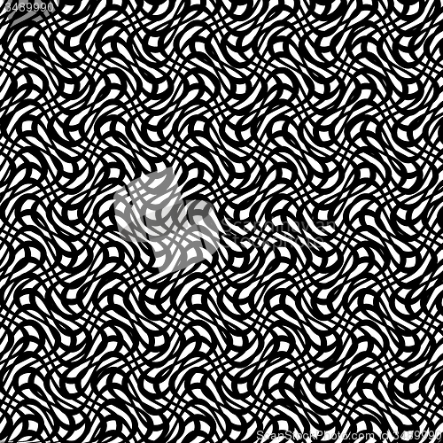 Image of Black Wave Background