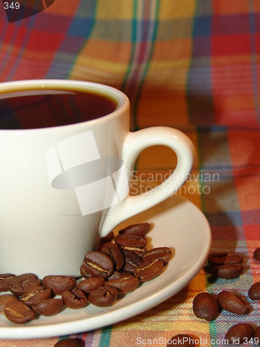 Image of Coffe and coffee-beans
