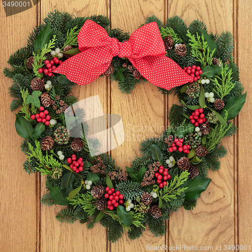 Image of Heart Shaped Wreath