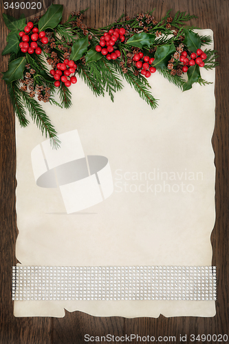 Image of Abstract Christmas Border