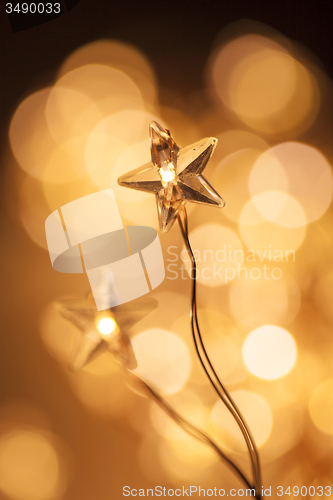 Image of Christmas star lights