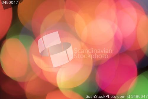 Image of Blurry colorful lights