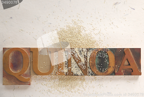 Image of Quinoa with word