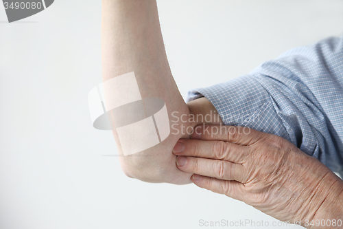 Image of pain in upper arm