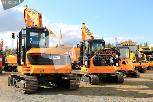 Image of JCB Crawler Excavators on Display