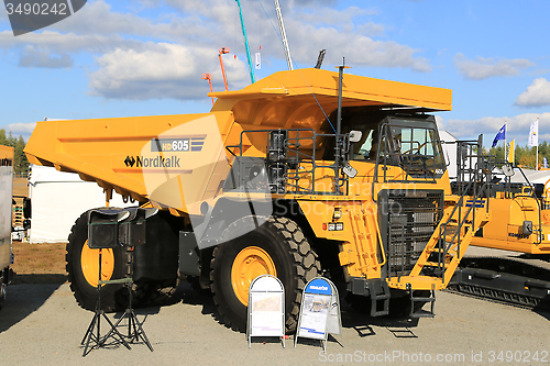 Image of Komatsu HD605 Rigid Dump Truck on Display