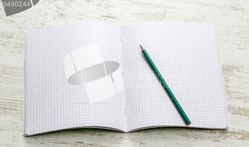 Image of Notebook with Squares