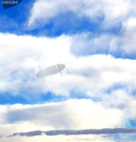 Image of the sunrise in  colored sky white soft clouds and abstract backg