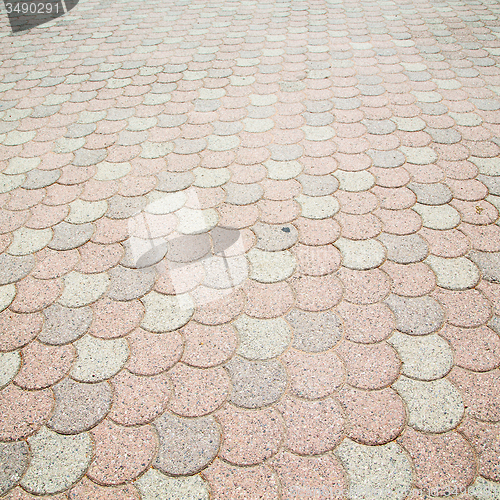 Image of  cracked  step   brick in  italy old wall and texture material t