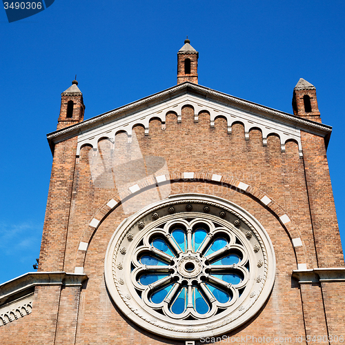 Image of building old architecture in italy europe milan religion       a