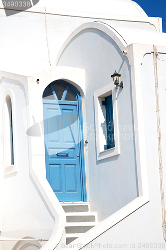 Image of house in santorini greece europe old  