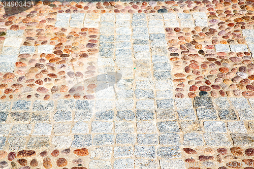 Image of  cracked  step   brick in  italy   wall   texture background