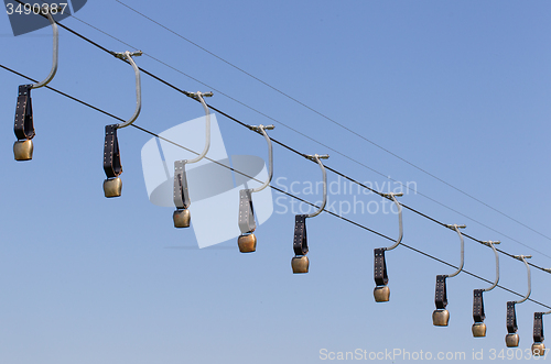 Image of Alps cowbells on a skilift