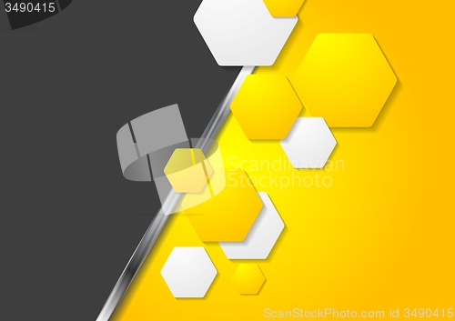 Image of Contrast gradient tech vector background