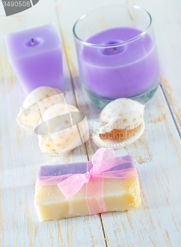 Image of soap and candle