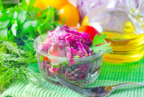 Image of salad with cabbage