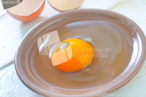 Image of raw eggs