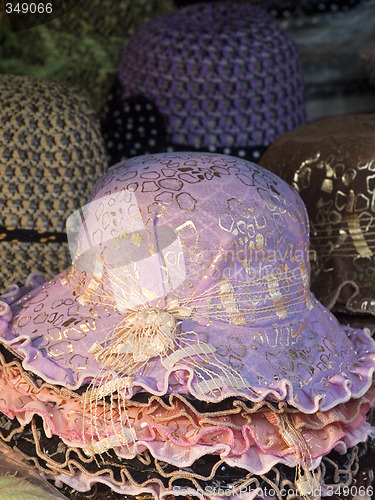 Image of Stacks of hats
