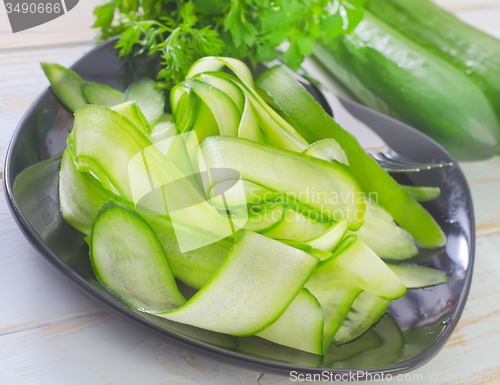 Image of salad with cucumber