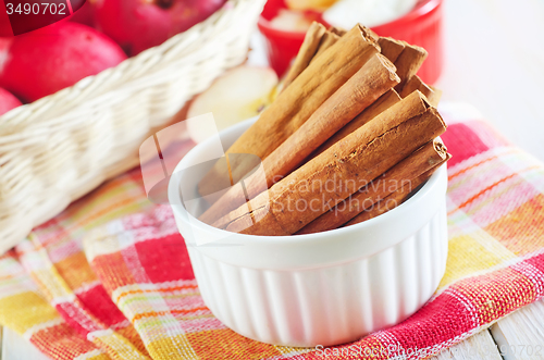 Image of apples and cinnamon