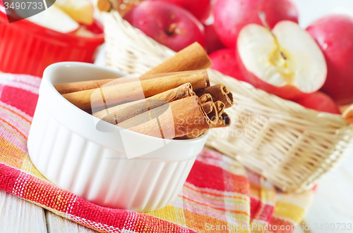 Image of apples and cinnamon