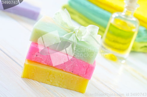 Image of color soap