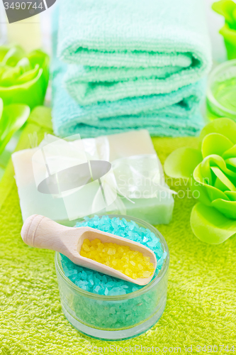 Image of sea salt and soap