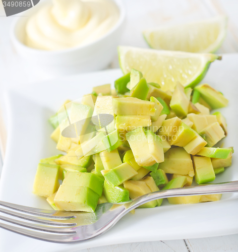 Image of salad with avocado