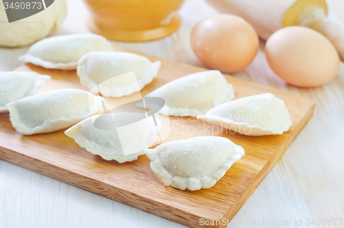 Image of raw dumpling