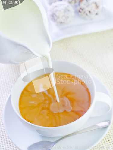 Image of cocoa with candy